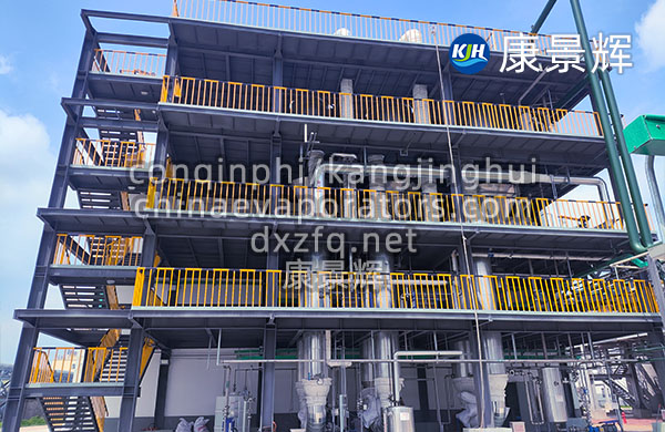 處理量每天100噸的高氯廢水蒸發器